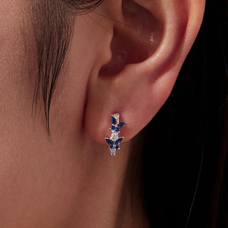 Créoles Papillon en Argent 925
