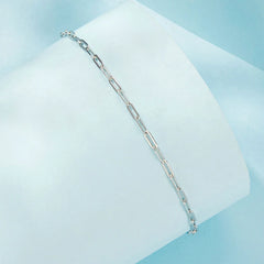 Bracelet Carré Minimaliste en Argent 925