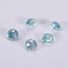 Boucles d'Oreilles Puces Pierre Feu d'Artifice en Argent 925