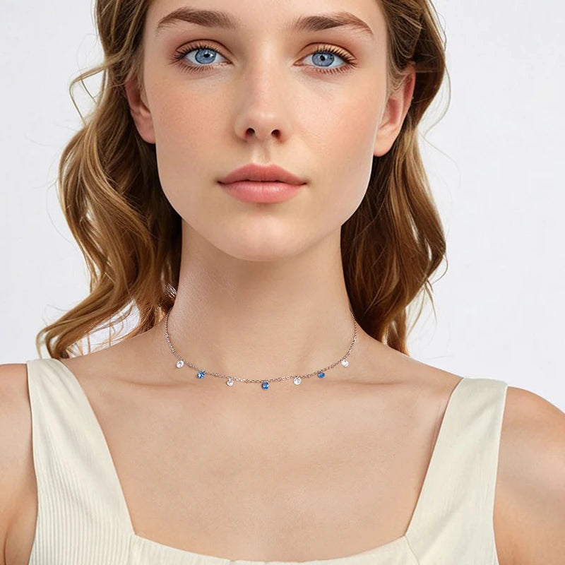 Collier Étoile Étincelante en Argent 925