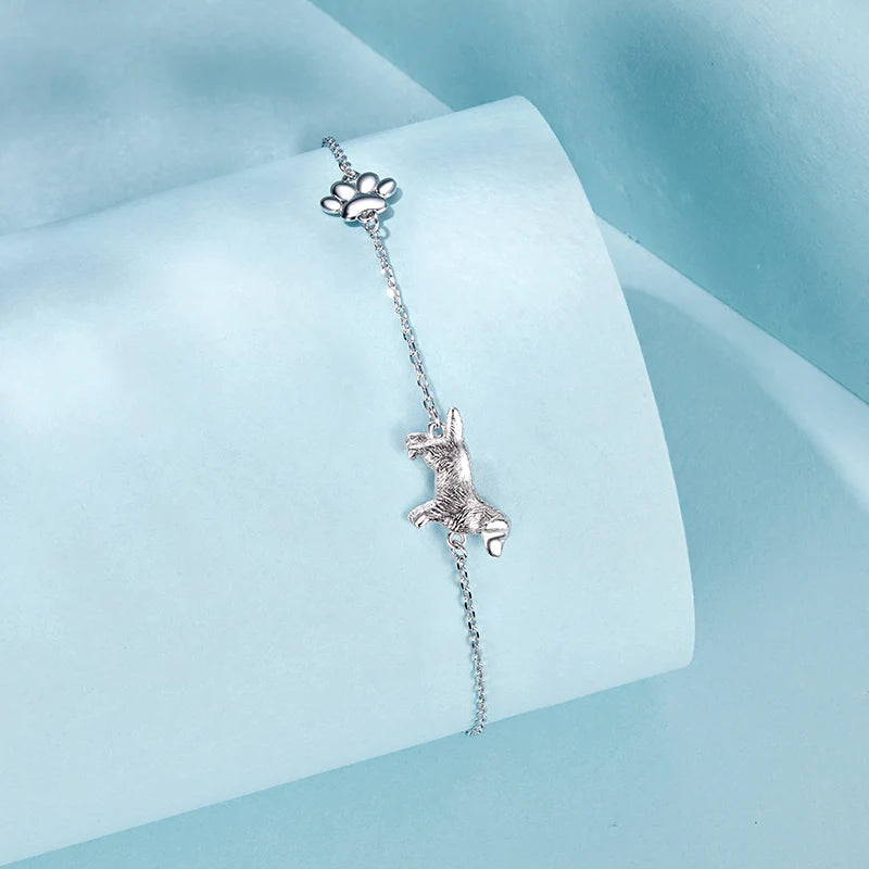 Bracelet Chien Golden Retriever en Argent 925