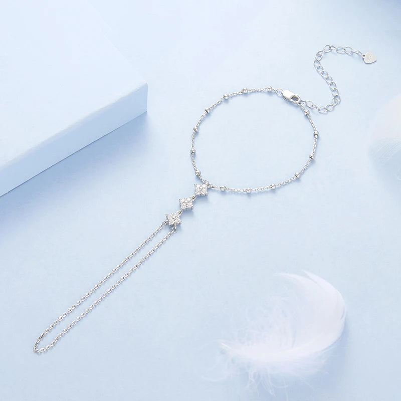Bracelet Maillons Anneaux en Argent 925