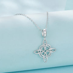 Collier Pendentif Nœud Celtique en Argent 925