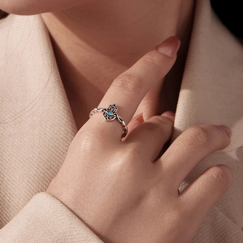Bague Main de Fatma en Argent 925