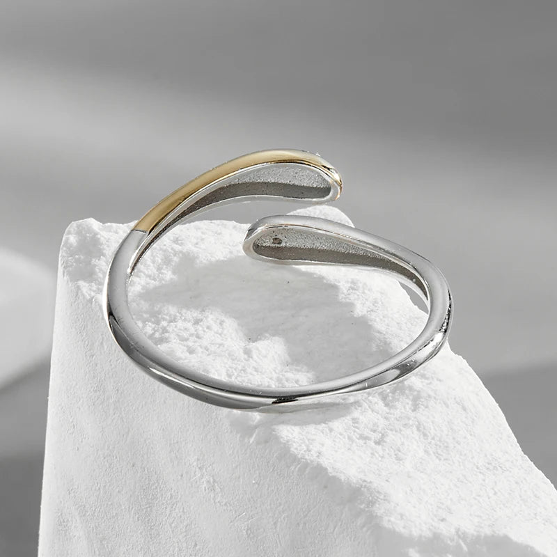 Bague Goutte en Argent 925