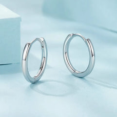Créoles Minimalistes en Argent 925