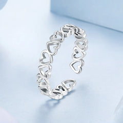 Bague Cœur en Argent 925