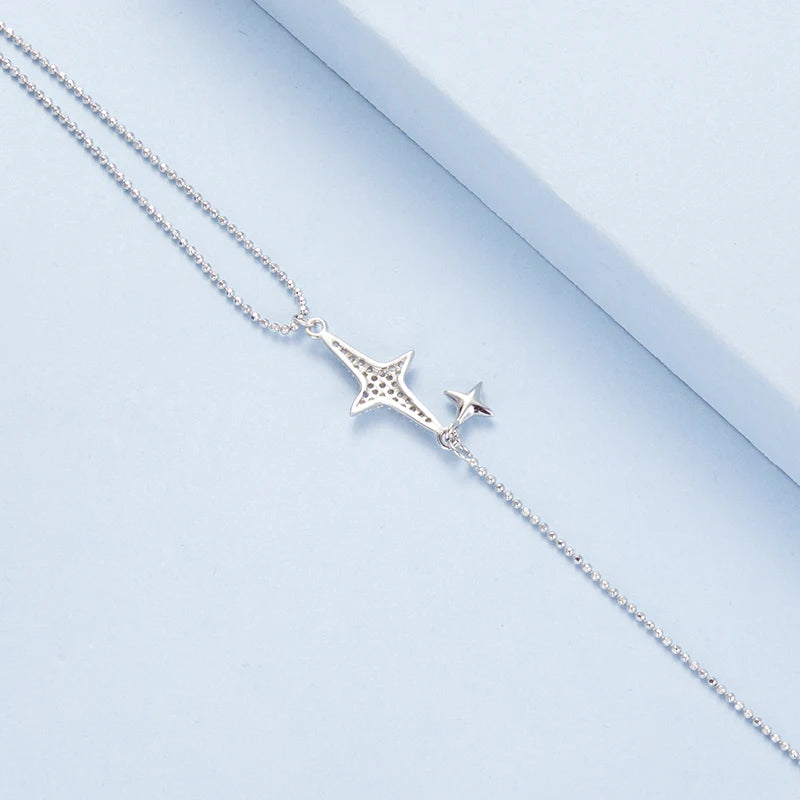 Bracelet Lumière d'Étoile en Argent 925