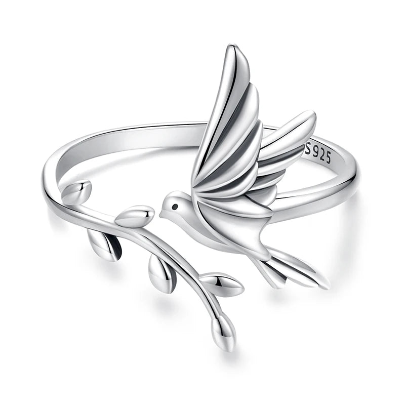 Bague Oiseau en Vol en Argent 925