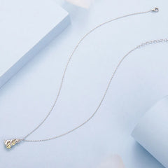 Collier Étreinte Chiot en Argent 925