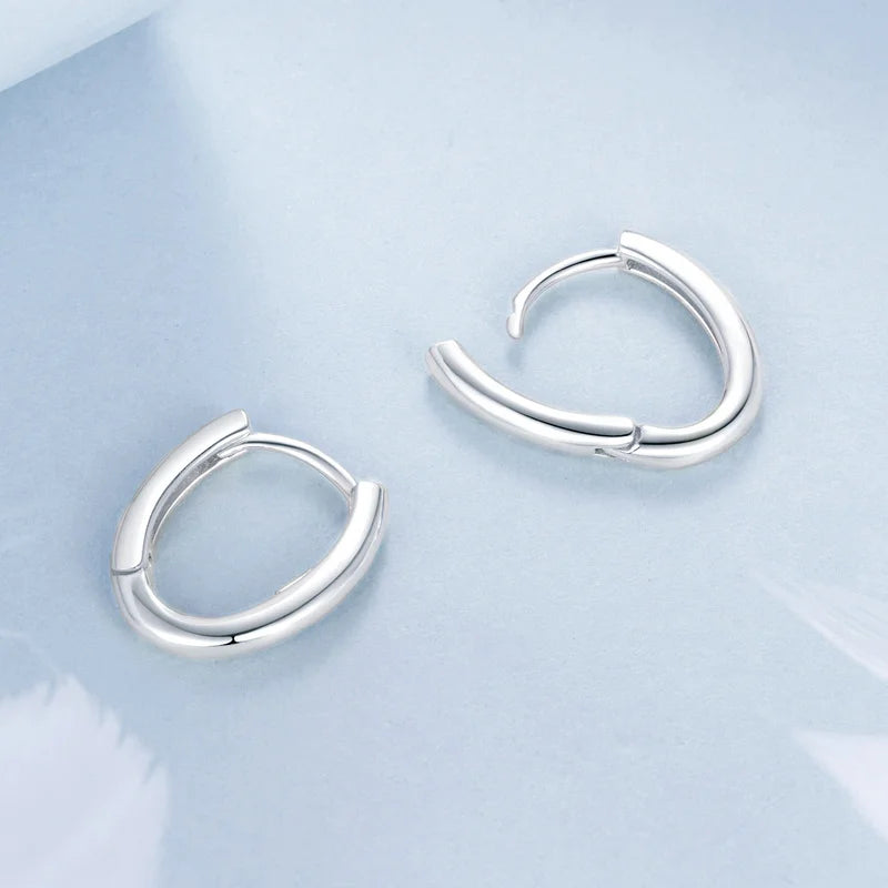 Créoles Ovales en Argent 925