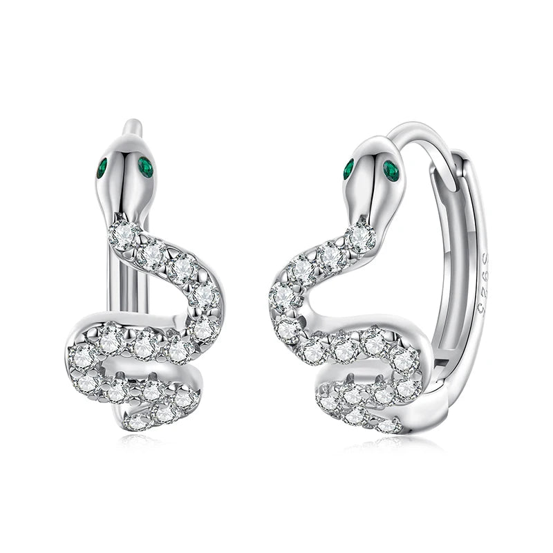 Créoles Serpent en Argent 925