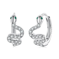 Créoles Serpent en Argent 925