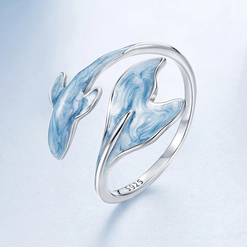 Bague Poisson Paon en Argent 925