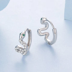 Créoles Serpent en Argent 925