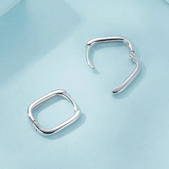 Créoles Carrées en Argent 925