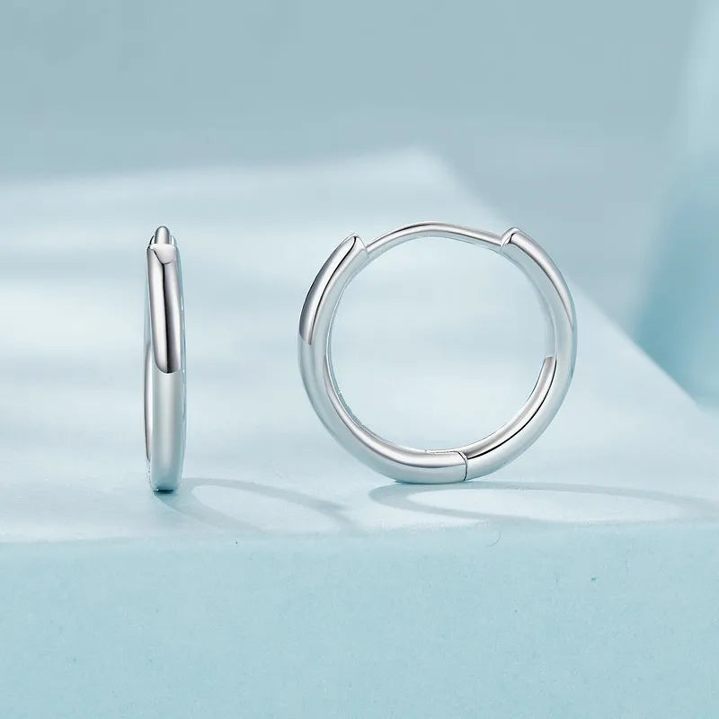 Créoles Minimalistes en Argent 925