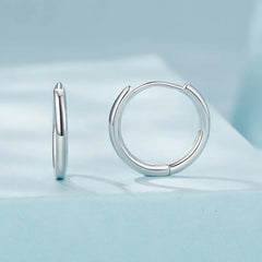 Créoles Minimalistes en Argent 925
