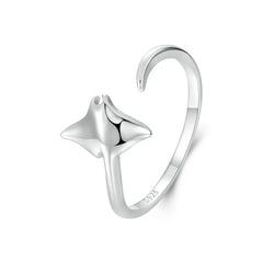 Bague Ajustable Raie en Argent 925