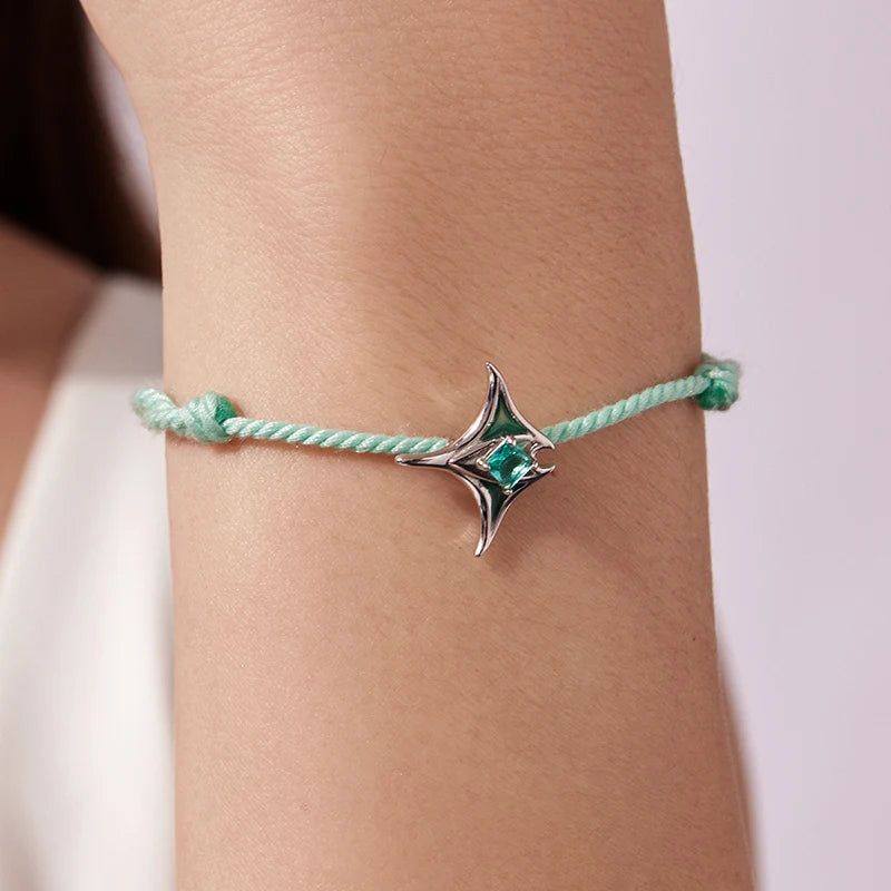 Bracelet Cordon Raie en Argent 925