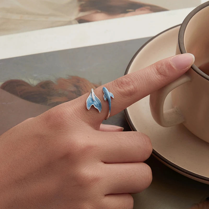 Bague Poisson Paon en Argent 925