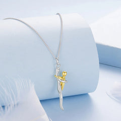 Collier Étreinte Mère-Enfant en Argent 925