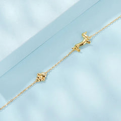 Bracelet Chien Teckel en Argent 925