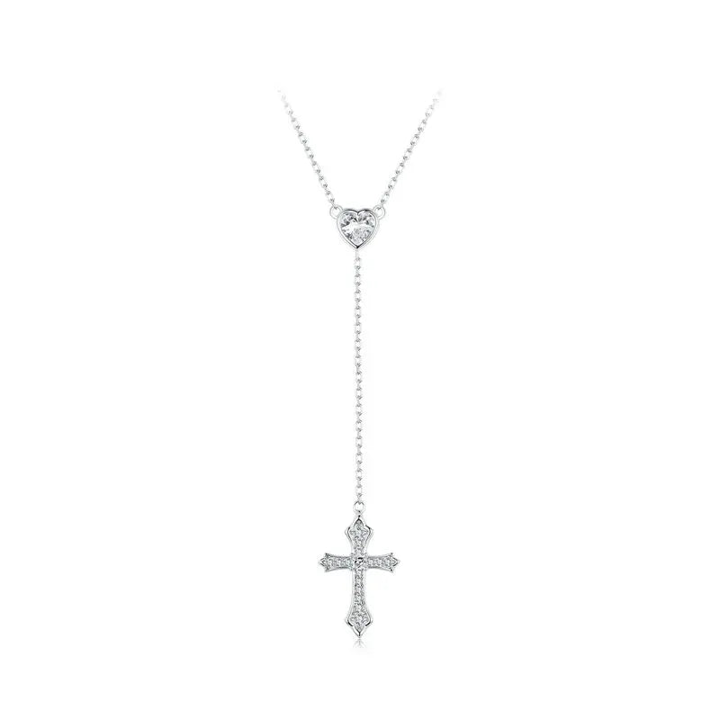 Collier Pendentif Croix en Argent 925