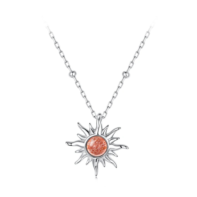 Collier Pendentif Soleil en Argent 925