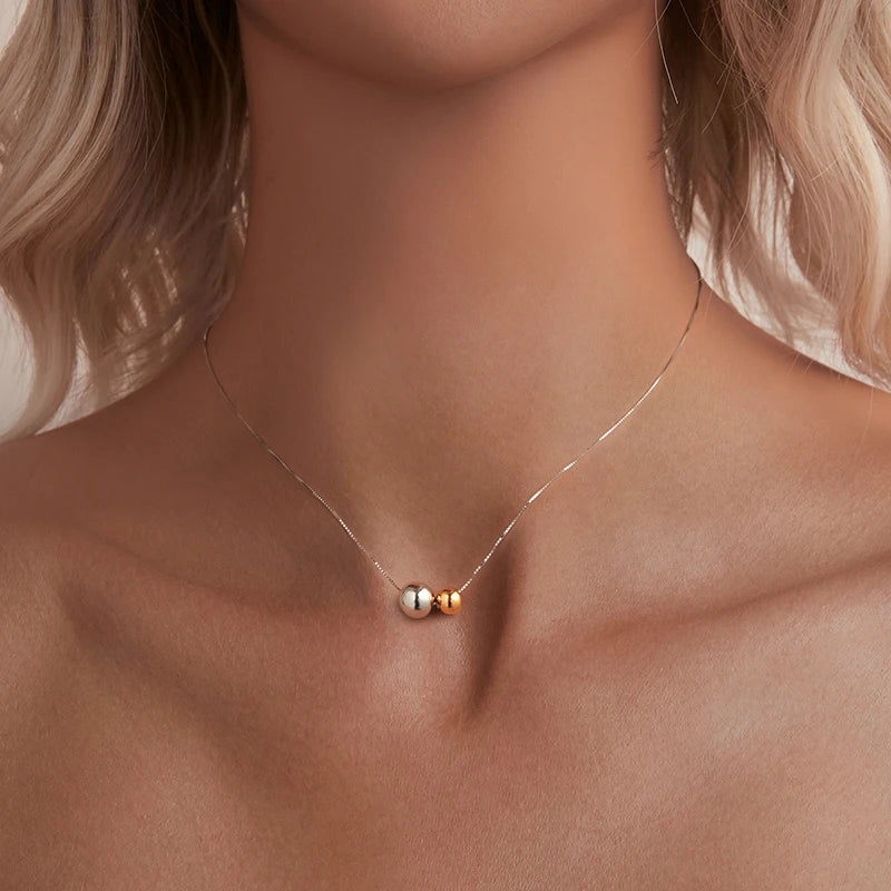 Collier Perle Coulissante en Argent 925