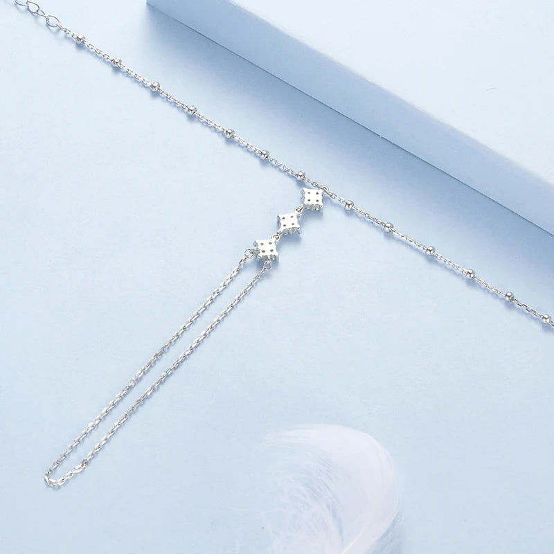 Bracelet Maillons Anneaux en Argent 925
