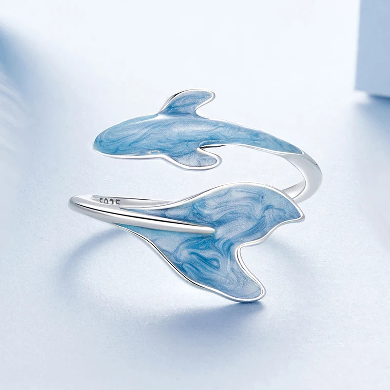 Bague Poisson Paon en Argent 925