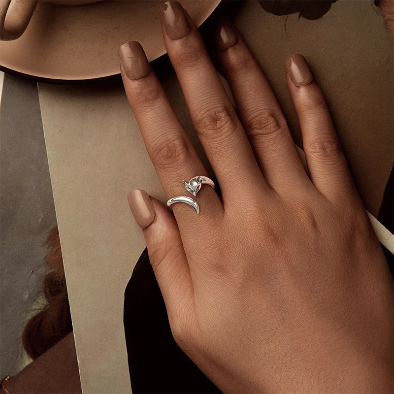 Bague Renard en Argent 925