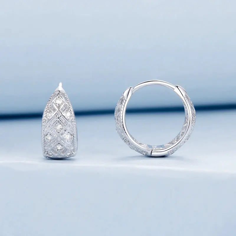 Créoles Dentelle Vintage en Argent 925