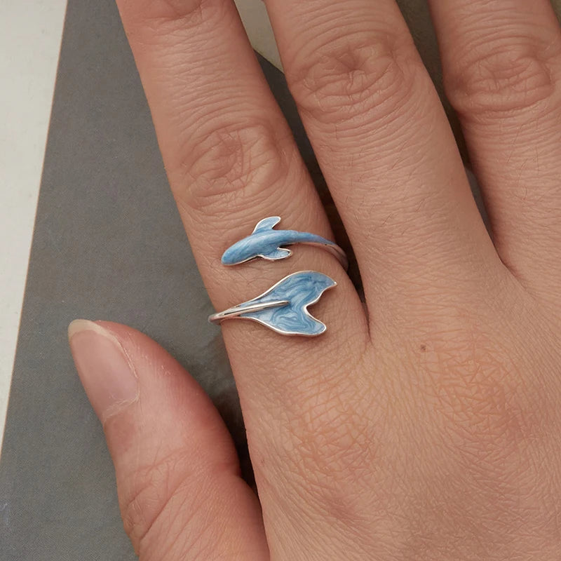 Bague Poisson Paon en Argent 925
