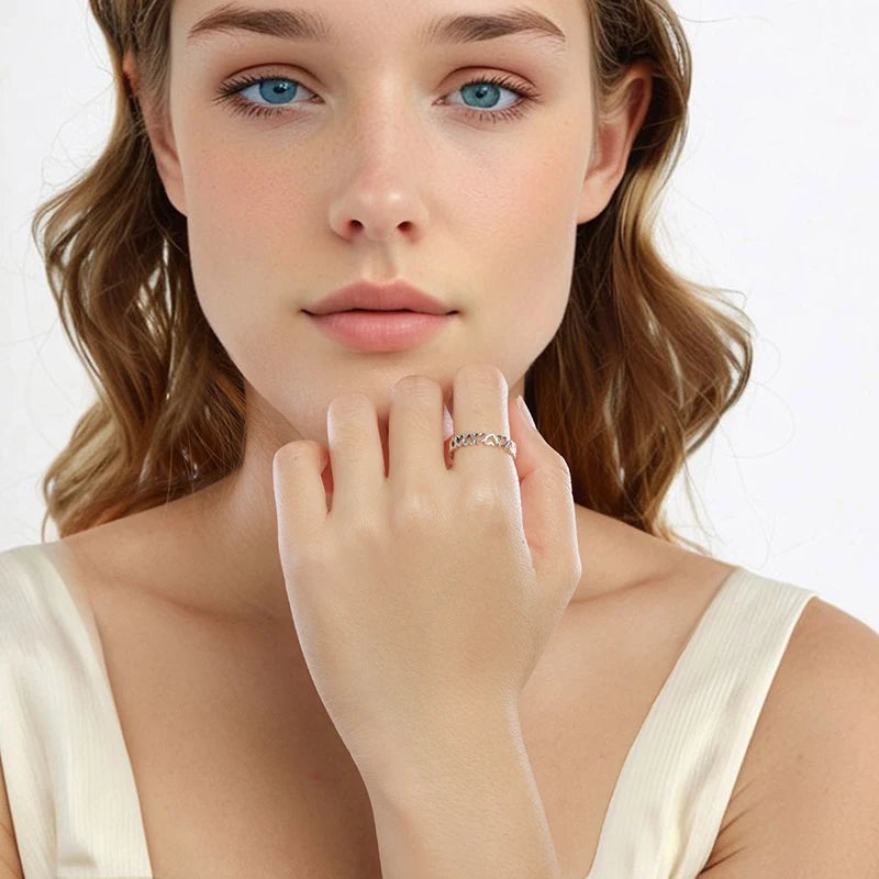 Bague Cœur en Argent 925