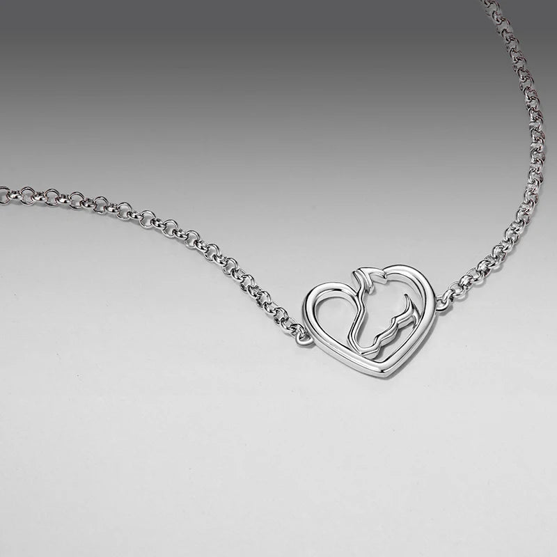 Bracelet à Breloque Cheval en Argent 925