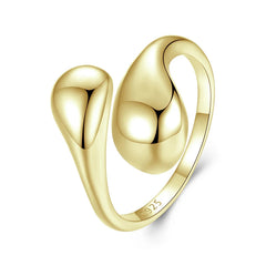 Bague Goutte en Argent 925