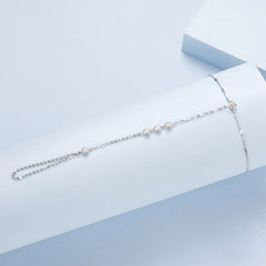 Bracelet Anneau à Pampille en Argent 925