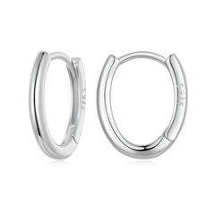 Créoles Ovales en Argent 925