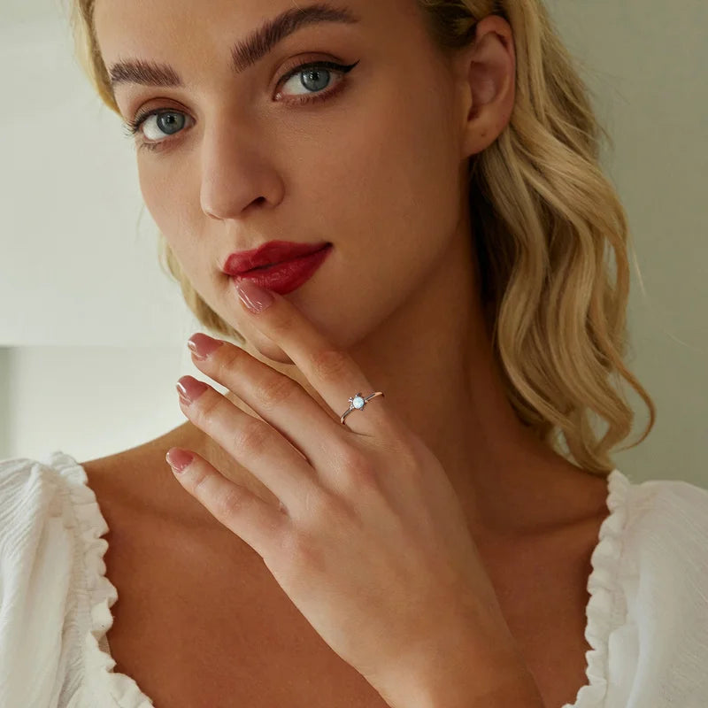 Bague Tortue de Mer en Argent 925