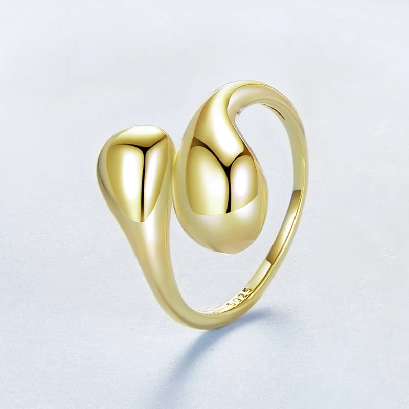 Bague Goutte en Argent 925