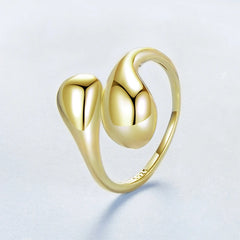 Bague Goutte en Argent 925