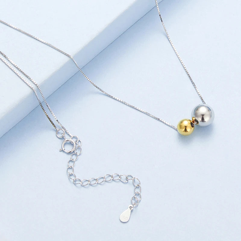 Collier Perle Coulissante en Argent 925