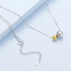 Collier Perle Coulissante en Argent 925