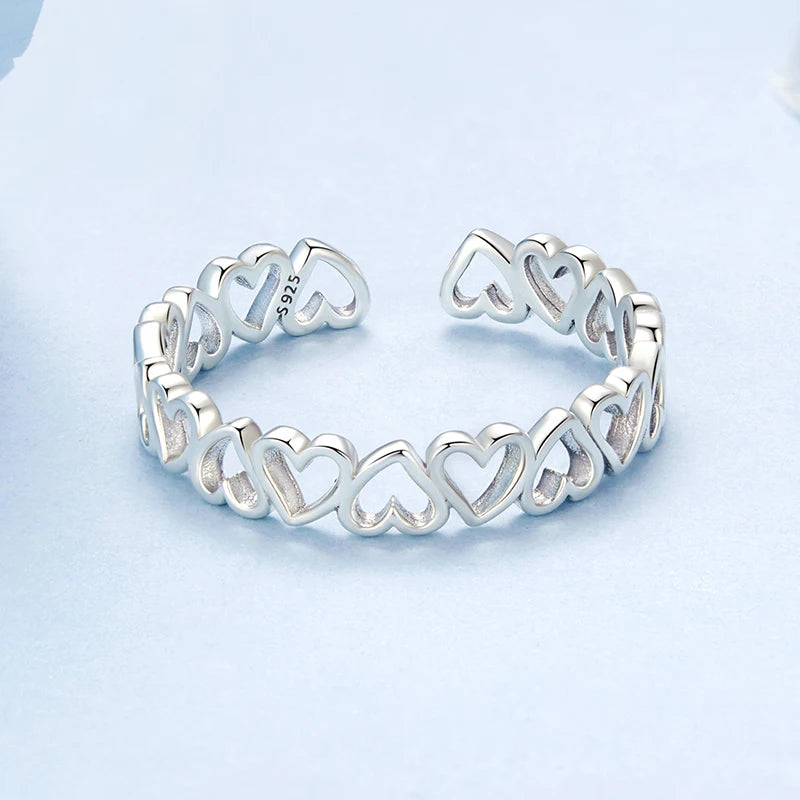 Bague Cœur en Argent 925