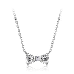 Collier Papillon et Nœud en Argent 925