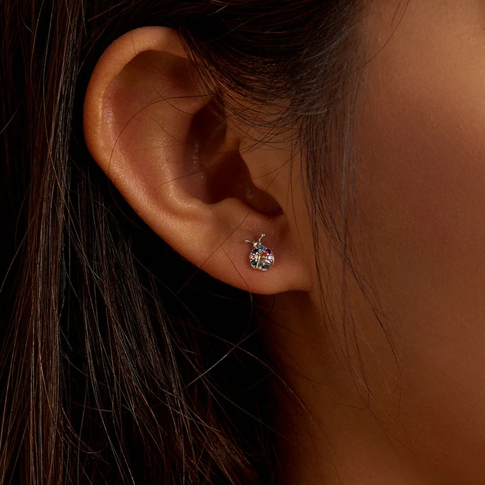 Boucles d'Oreilles Coccinelles - Image 2