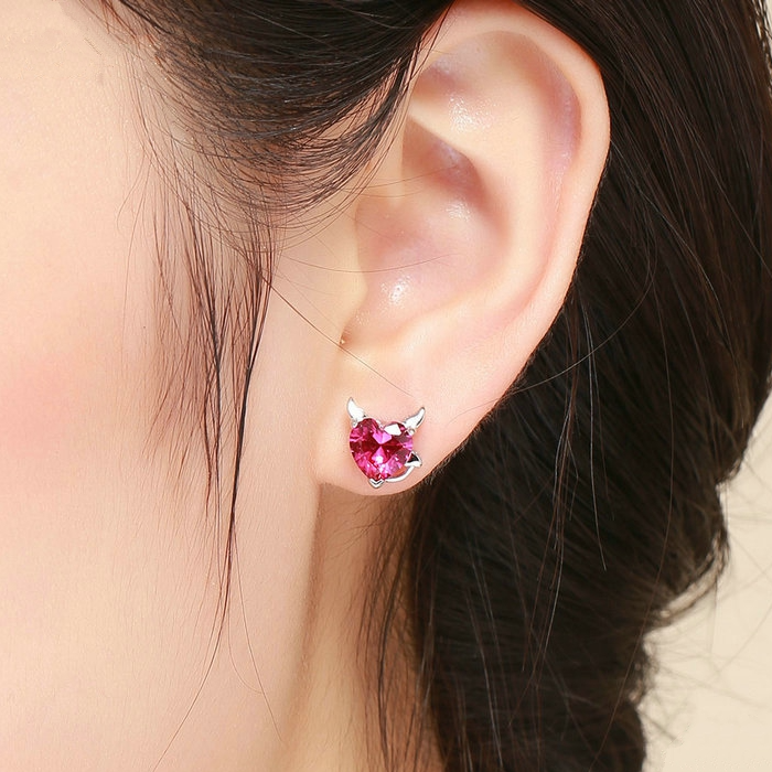 Boucles d'Oreilles Coeurs - Image 2