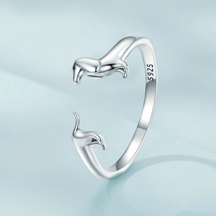 Bague Chien Teckel - Photo 4